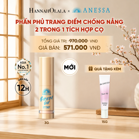  [MỚI] PHẤN PHỦ TRANG ĐIỂM CHỐNG NẮNG 2-TRONG-1 TÍCH HỢP CỌ̣ - DEAL 24 