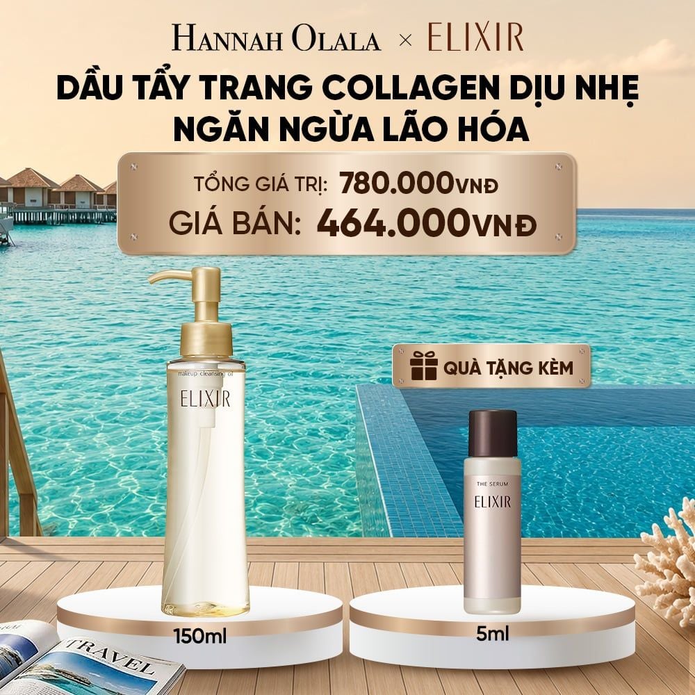  DẦU TẨY TRANG ELIXIR SUPERIEUR MAKEUP CLEANSING OIL N 150ML - DEAL 24_ D1599 