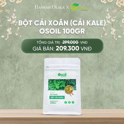  DEAL 24: BỘT CẢI XOĂN (CẢI KALE) OSOIL 100GR 
