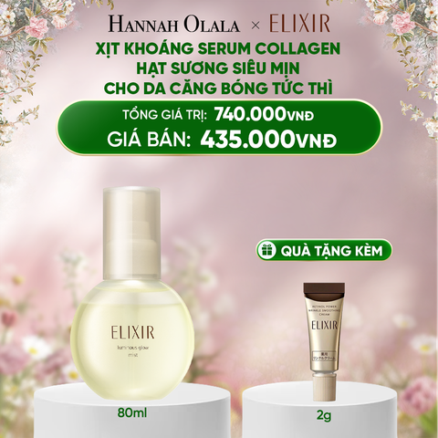  DEAL 24: XỊT KHOÁNG DƯỠNG ẨM TỨC THÌ ELIXIR SUPERIEUR LUMINOUS GLOW MIST 80ML 