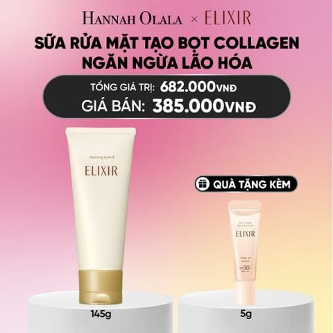  SỮA RỬA MẶT TẠO BỌT ELIXIR SUPERIEUR CLEANSING FOAM II N 145G - DEAL 25.1 