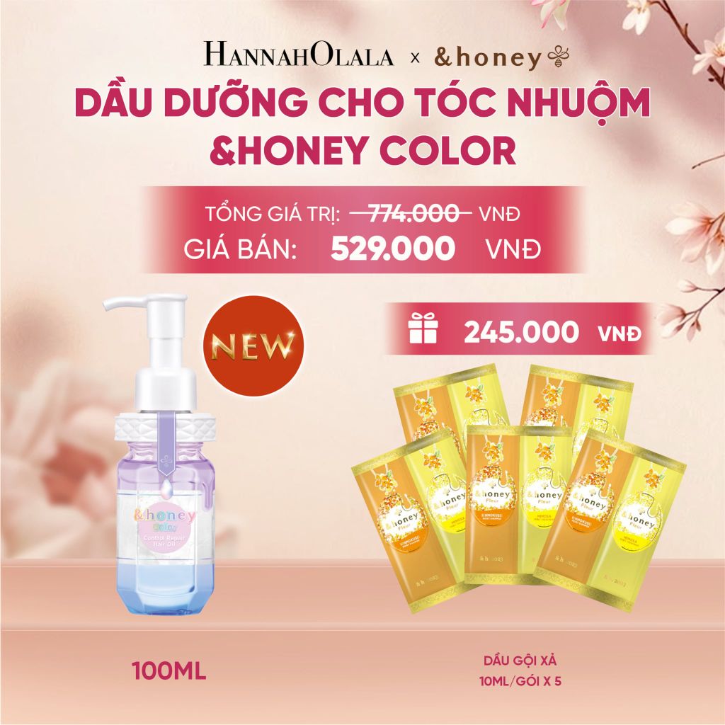  [NEW] DẦU DƯỠNG CHO TÓC NHUỘM &HONEY COLOR - A1656 