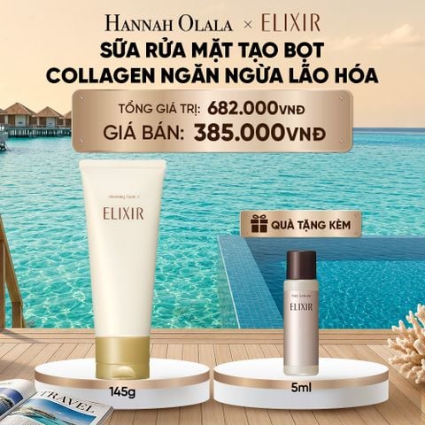  SỮA RỬA MẶT TẠO BỌT ELIXIR SUPERIEUR CLEANSING FOAM II N 145G - DEAL 25_ D1583 