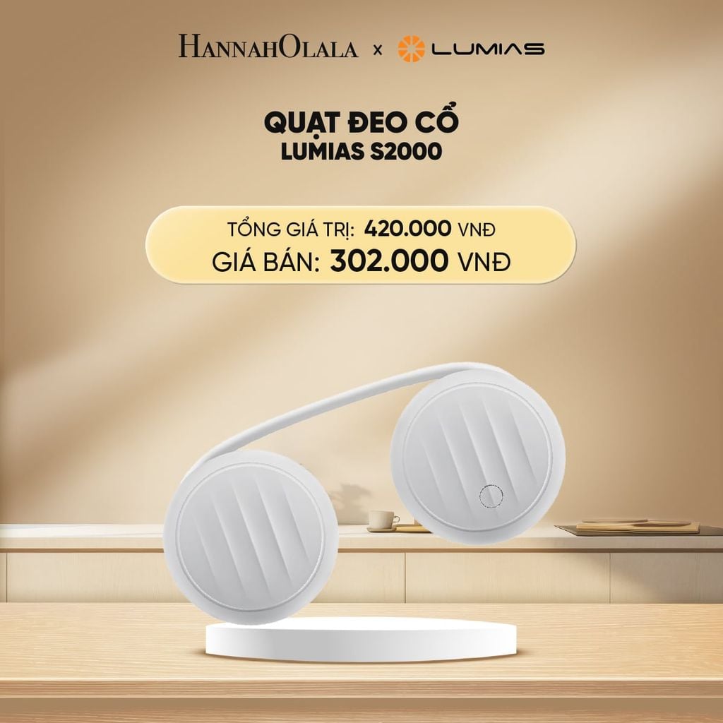  DEAL 25: QUẠT ĐEO CỔ LUMIAS S2000 
