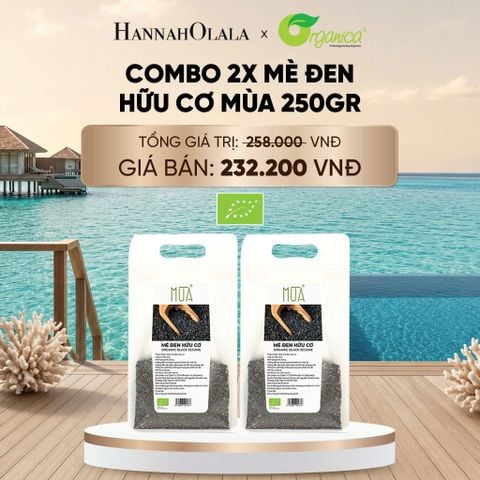  COMBO 2 X MÈ ĐEN HỮU CƠ MÙA 250G - DEAL 25 