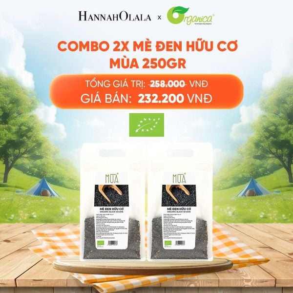  COMBO 2 X MÈ ĐEN HỮU CƠ MÙA 250G - DEAL 25 