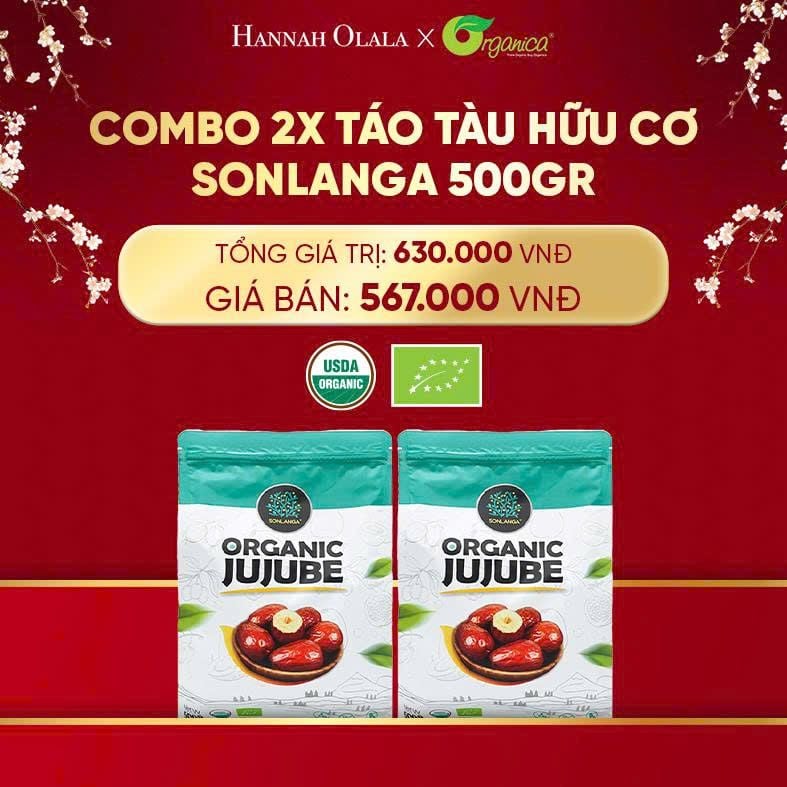  A443_DEAL 25: COMBO TÁO ĐỎ KỶ TỬ HỮU CƠ 