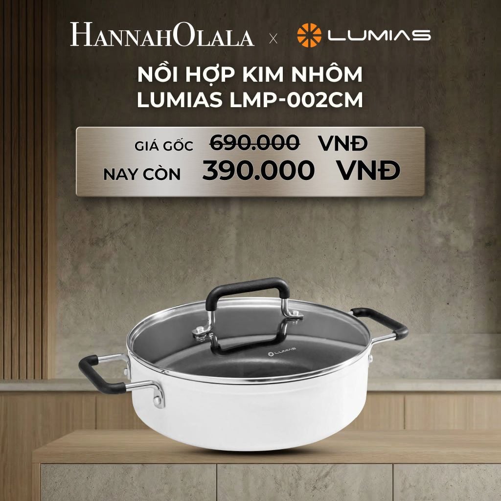  DEAL 26: NỒI HỢP KIM NHÔM LUMIAS LMP-002CM 