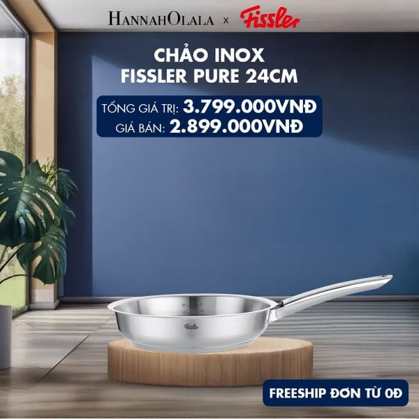  CHẢO INOX FISSLER PURE 24CM 
