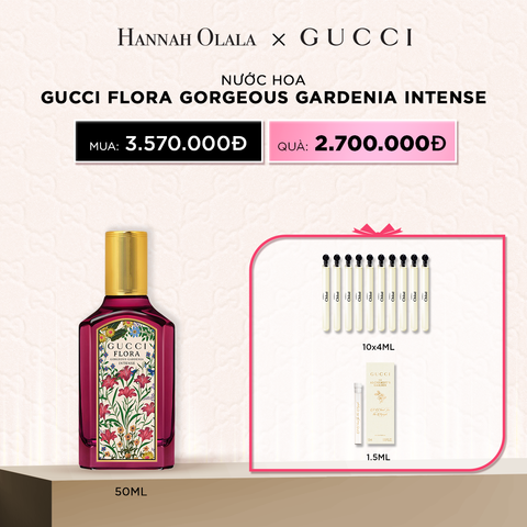  DEAL 26: NƯỚC HOA GUCCI FLORA GORGEOUS GARDENIA INTENSE 50 ML 