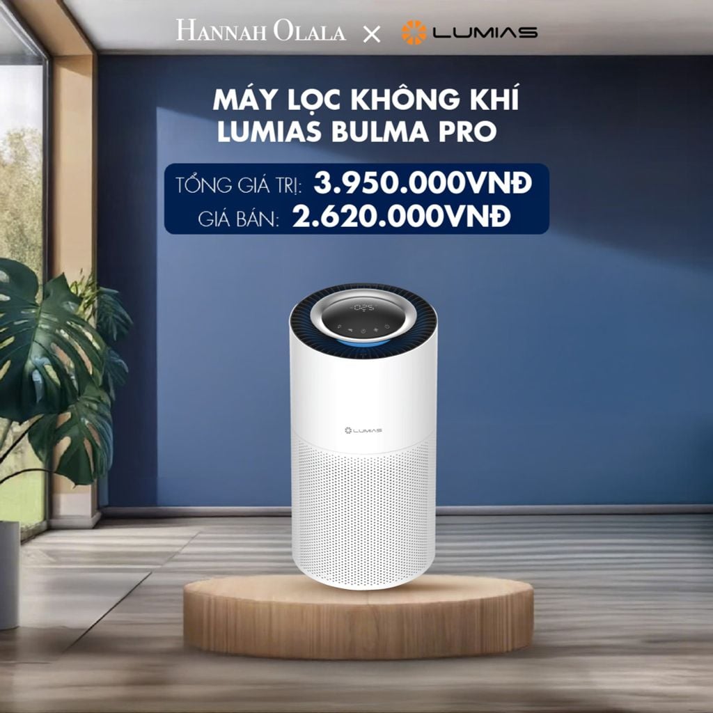  [FLASHSALE] MÁY LỌC KHÔNG KHÍ LUMIAS BULMA PRO - DEAL 27 
