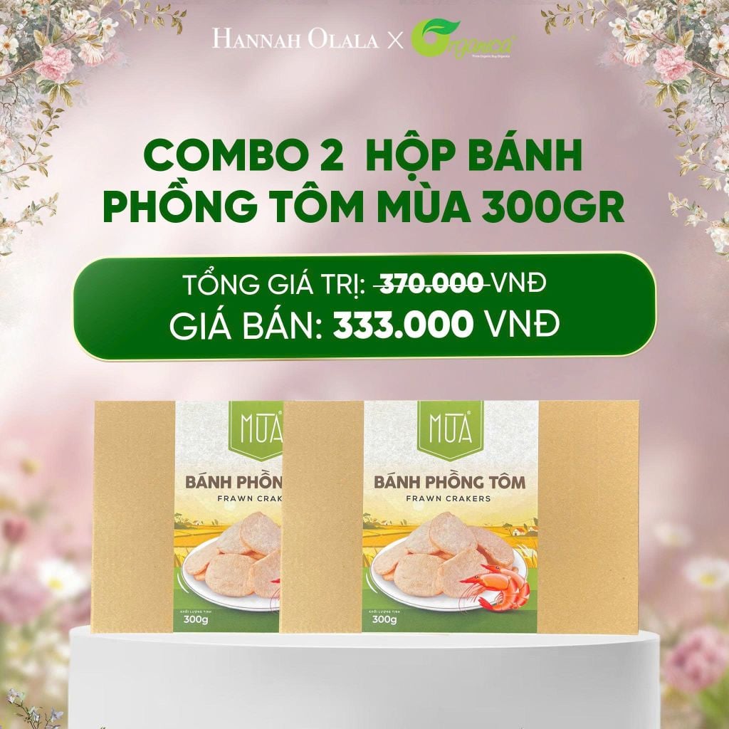  E566_DEAL 27: COMBO BÁNH PHỒNG TÔM MÙA 300GR 