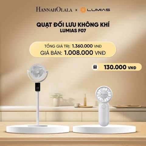 DEAL 27: QUẠT ĐỐI LƯU KHÔNG KHÍ LUMIAS F07 