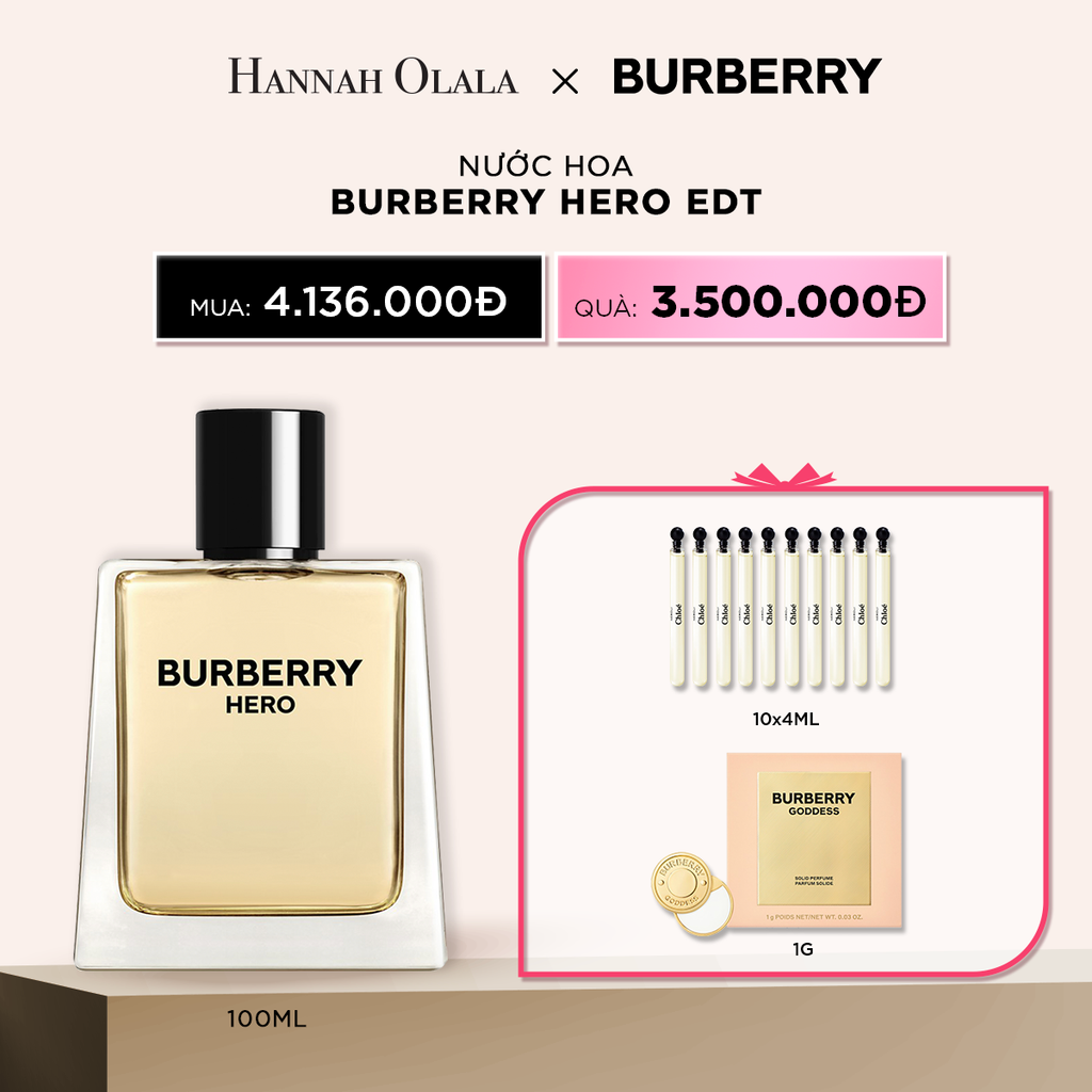  DEAL 27: NƯỚC HOA BURBERRY HERO EDT 100 ML 