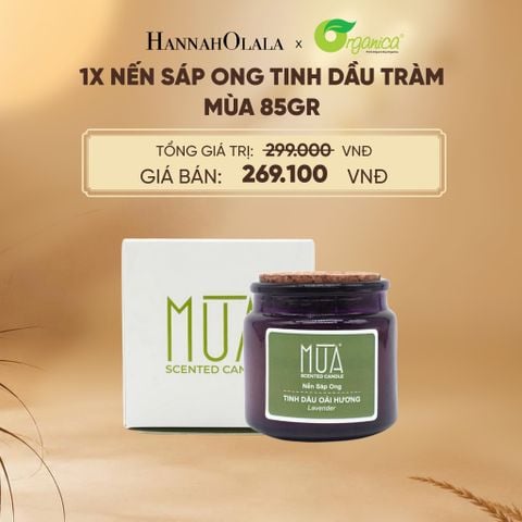 NẾN SÁP ONG TINH DẦU TRÀM MÙA 85GR - E286 