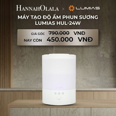  DEAL 28: MÁY TẠO ĐỘ ẨM PHUN SƯƠNG LUMIAS HUL-24W 