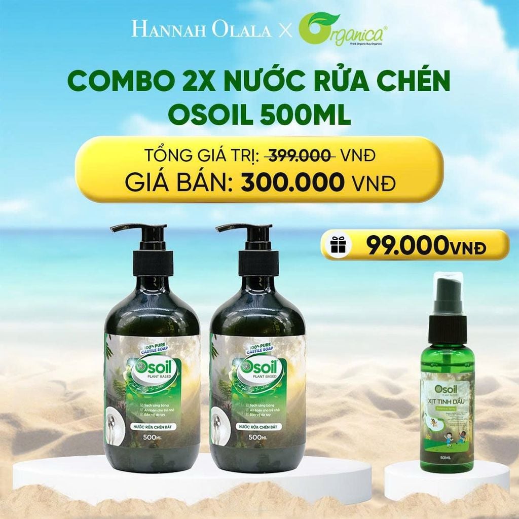  DEAL 28: COMBO BẾP SẠCH NƯỚC LAU CHÙI ĐA NĂNG VÀ NƯỚC RỬA CHÉN 
