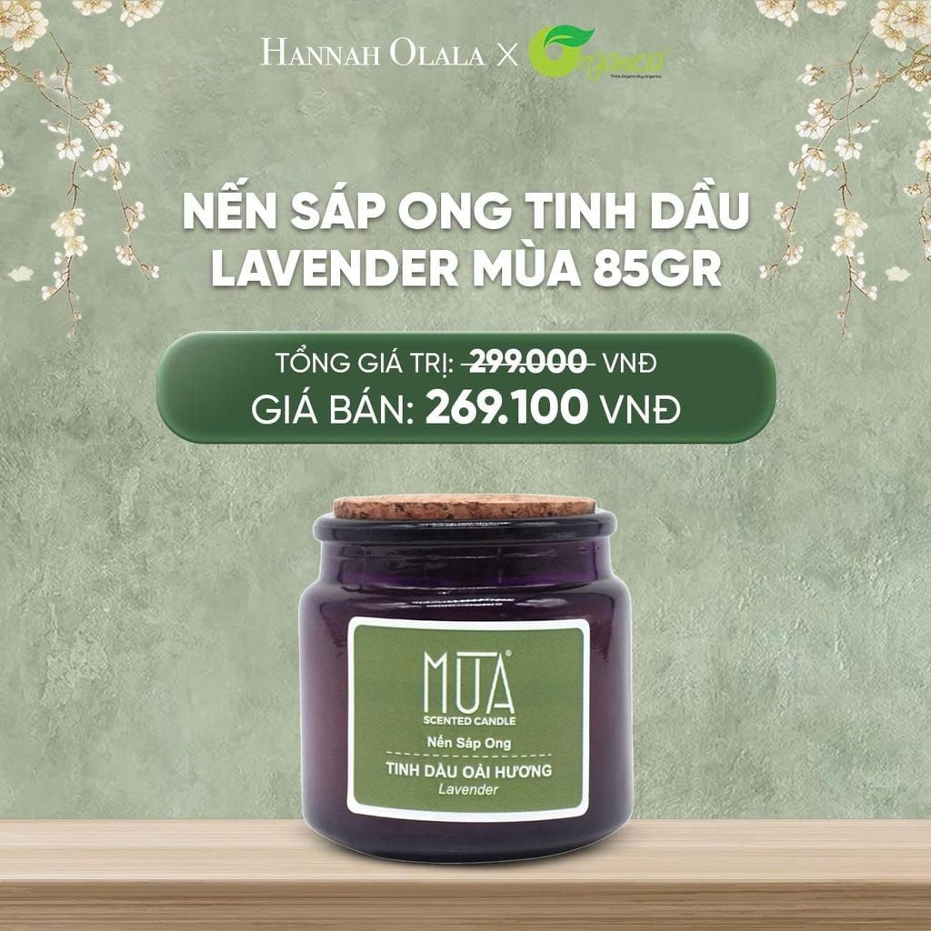  DEAL 28: NẾN SÁP ONG TINH DẦU MÙA 85GR 