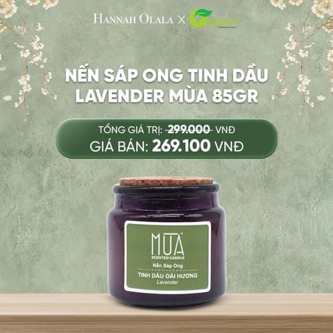  DEAL 28: NẾN SÁP ONG TINH DẦU MÙA 85GR 