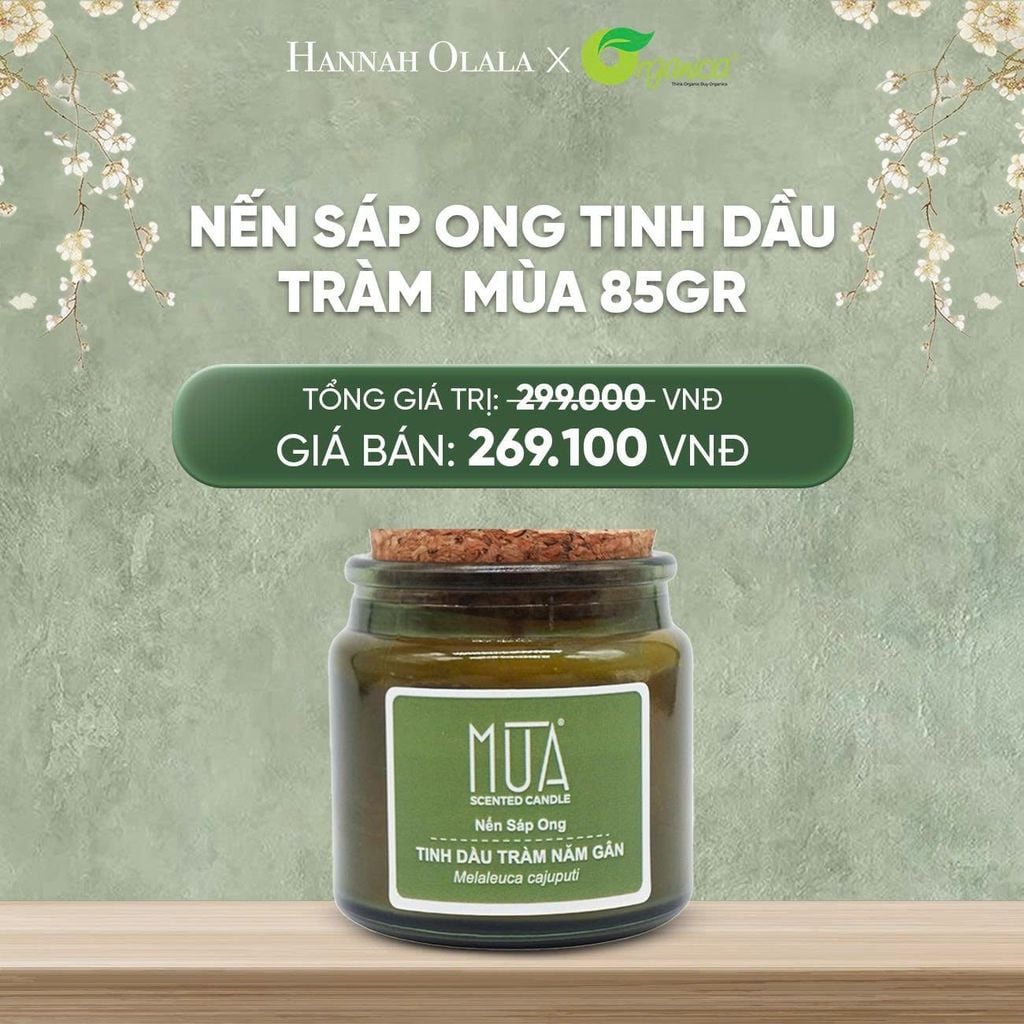  DEAL 28: NẾN SÁP ONG TINH DẦU MÙA 85GR 
