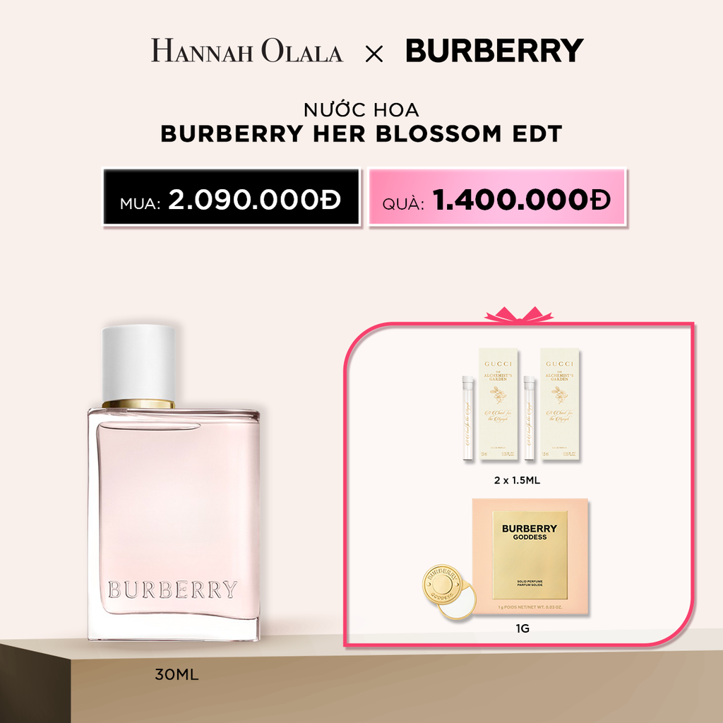  DEAL 28: NƯỚC HOA BURBERRY HER BLOSSOM EDT 30 ML 