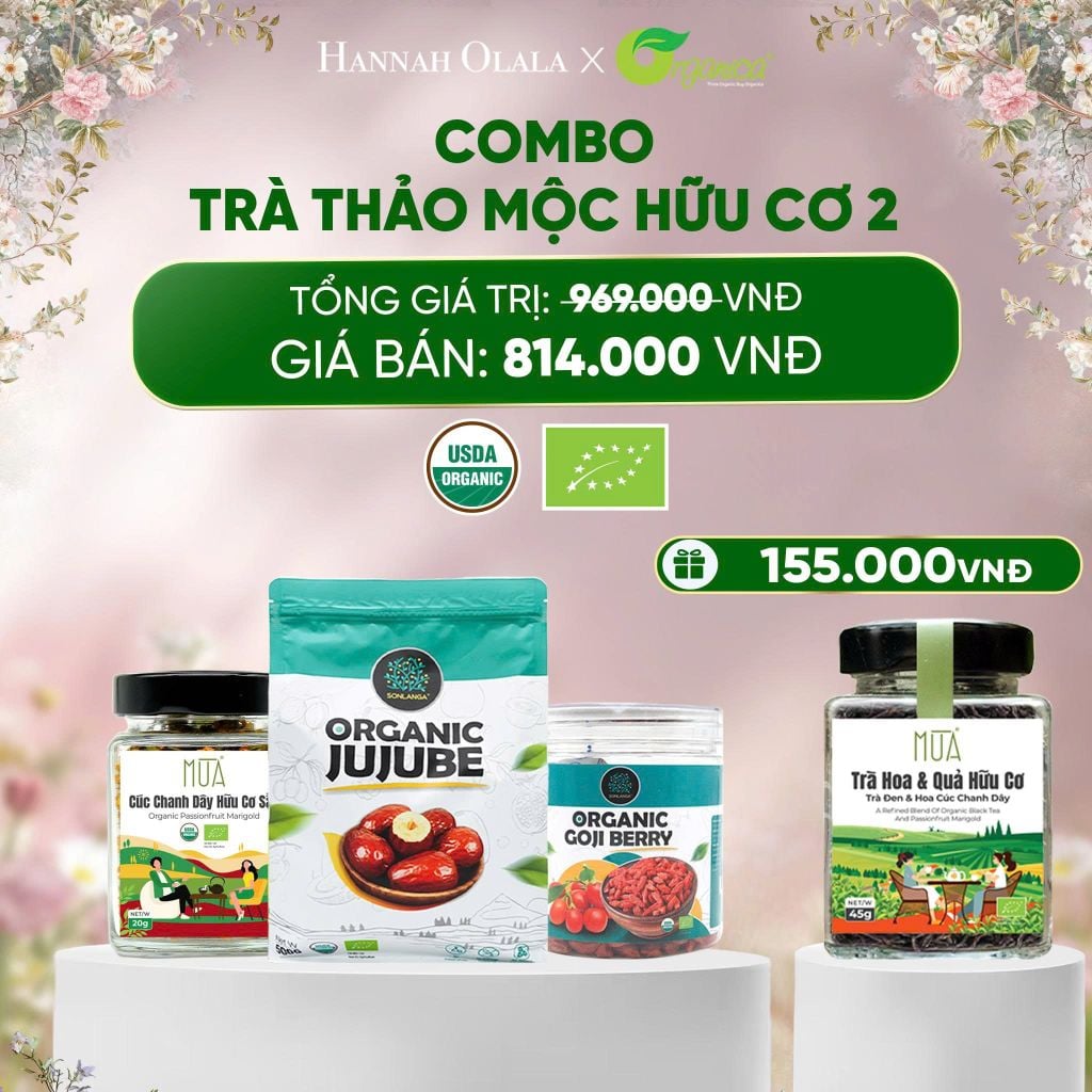  E564_DEAL 28: COMBO TRÀ THẢO MỘC HỮU CƠ 2 