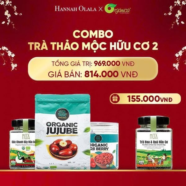  DEAL 28: COMBO TRÀ THẢO MỘC HỮU CƠ 2 