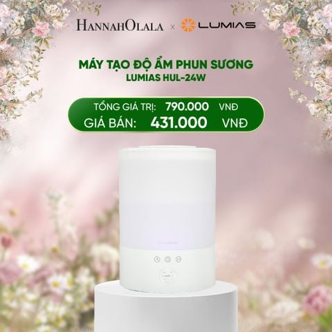  DEAL 29: MÁY TẠO ĐỘ ẨM PHUN SƯƠNG LUMIAS HUL-24W 
