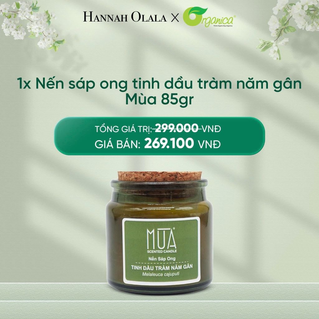  DEAL 28: NẾN SÁP ONG TINH DẦU MÙA 85GR 