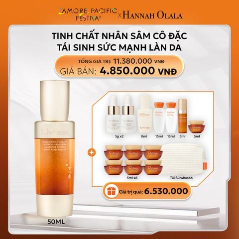  DEAL 2: TINH CHẤT NHÂN SÂM CÔ ĐẶC CONCENTRATED GINSENG REJUVENATING SERUM 50ML 