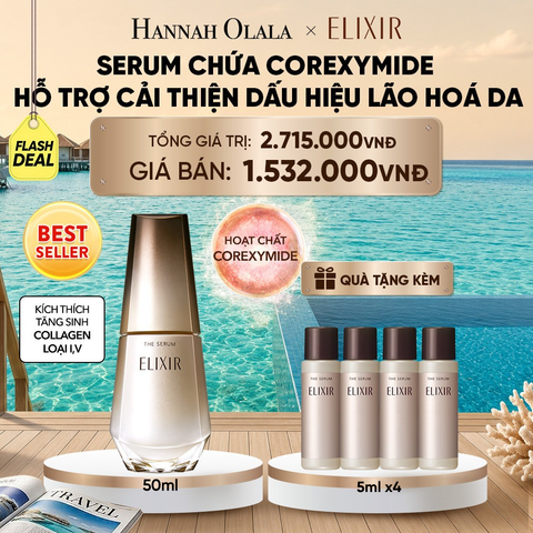  SERUM KÍCH HOẠT TRẺ HÓA LÀN DA ELIXIR THE SERUM AA 50ML - DEAL 2_ D2159 