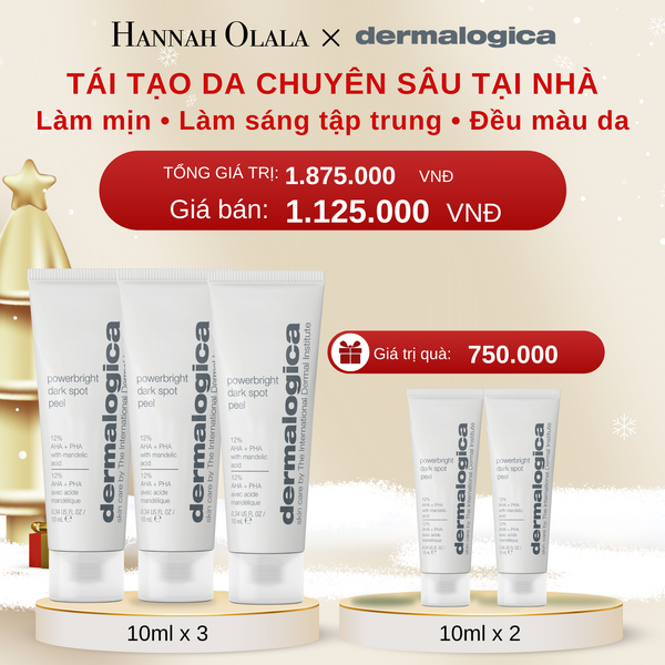  A888_DEAL 2: MUA 3 TẶNG 2 PEEL CẢI THIỆN BỀ MẶT DA LÀM SÁNG RÕ RỆT CÁC ĐỐM NÂU POWERBRIGHT DARK SPOT PEEL 10ML 