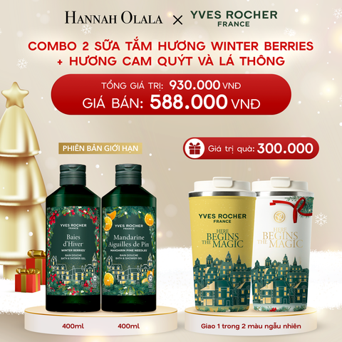 DEAL 2: COMBO 2 SỮA TẮM HƯƠNG WINTER BERRIES & HƯƠNG CAM QUÝT VÀ LÁ THÔNG 400ML 