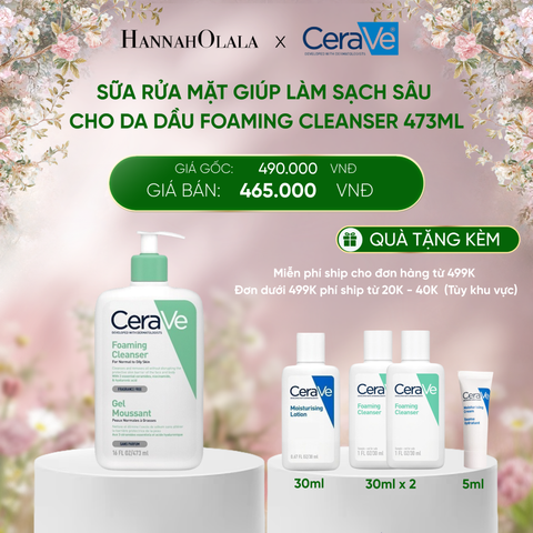  DEAL 2 SỮA RỬA MẶT GIÚP LÀM SẠCH SÂU CHO DA DẦU FOAMING CLEANSER 473ML 