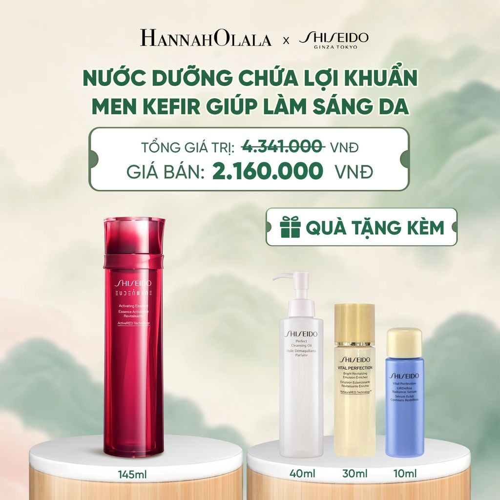  NƯỚC THẦN ĐỎ SHISEIDO EUDERMINE ACTIVATING ESSENCE 145ML - DEAL 02 - A1320 