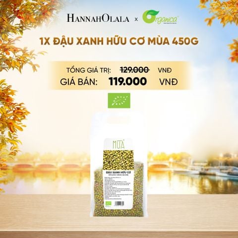  ĐẬU XANH HỮU CƠ MÙA 450G - E582 
