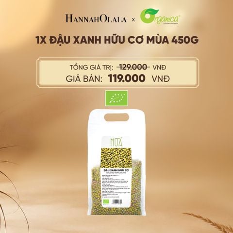  ĐẬU XANH HỮU CƠ MÙA 450G - DEAL 2 - E93 