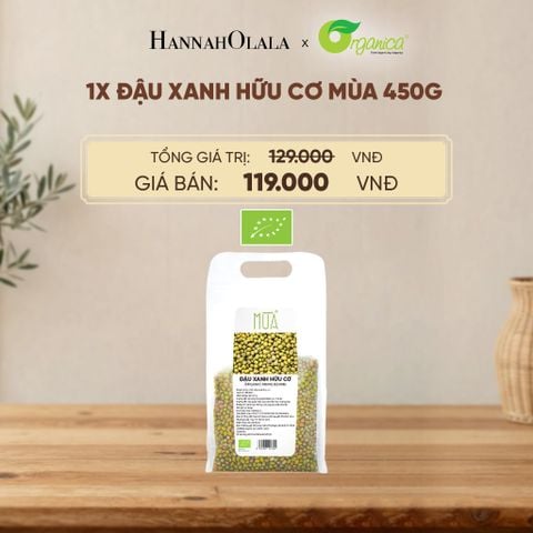  ĐẬU XANH HỮU CƠ MÙA 450G - D286 