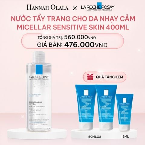  E987_DEAL 2: NƯỚC TẨY TRANG CHO DA NHẠY CẢM MICELLAR SENSITIVE SKIN 400ML 