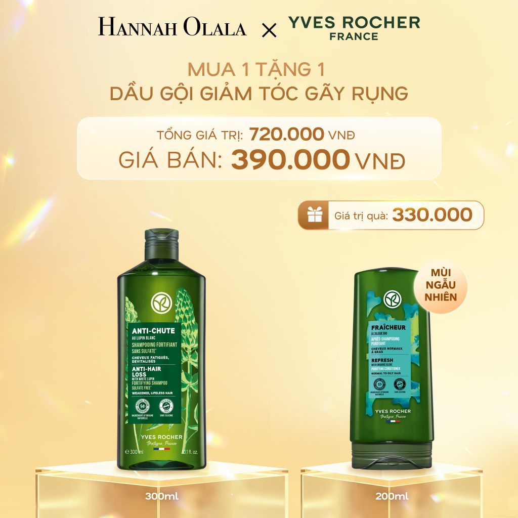  DEAL 2: MUA 1 TẶNG 1 DẦU GỘI GIẢM TÓC GÃY RỤNG TẶNG DẦU XẢ NGẪU NHIÊN 