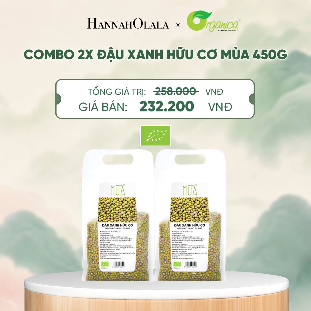  ĐẬU XANH HỮU CƠ MÙA 450G - A1919 