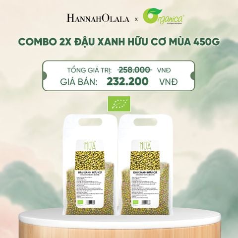  ĐẬU XANH HỮU CƠ MÙA 450G - A1919 