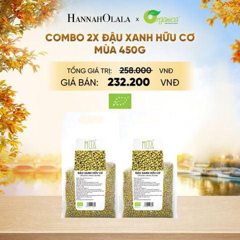  ĐẬU XANH HỮU CƠ MÙA 450G - E582 