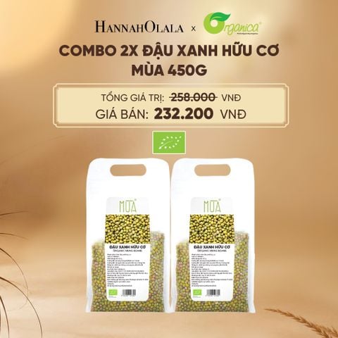  ĐẬU XANH HỮU CƠ MÙA 450G - DEAL 2 - E93 