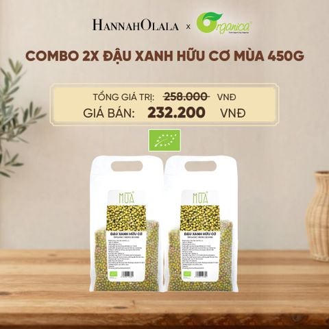  ĐẬU XANH HỮU CƠ MÙA 450G - D286 