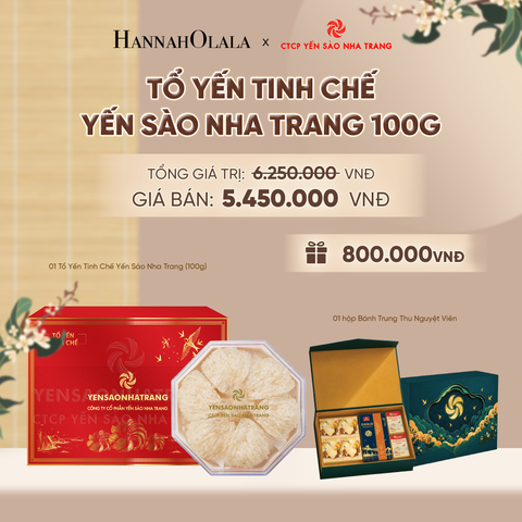  TỔ YẾN TINH CHẾ YẾN SÀO NHA TRANG - 100G - DEAL 2 - A2224 