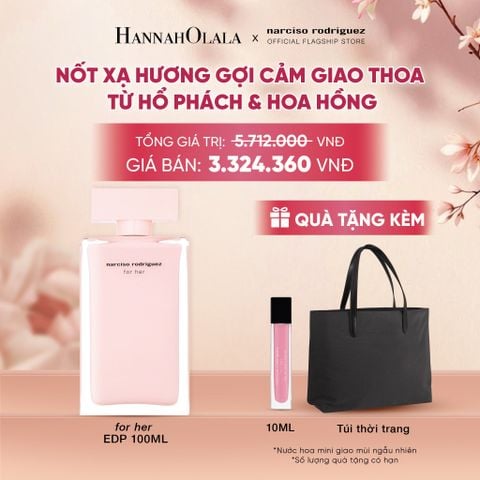  NƯỚC HOA NỮ NARCISO RODRIGUEZ FOR HER EAU DE PARFUM 100ML - DEAL 2 - A3011 