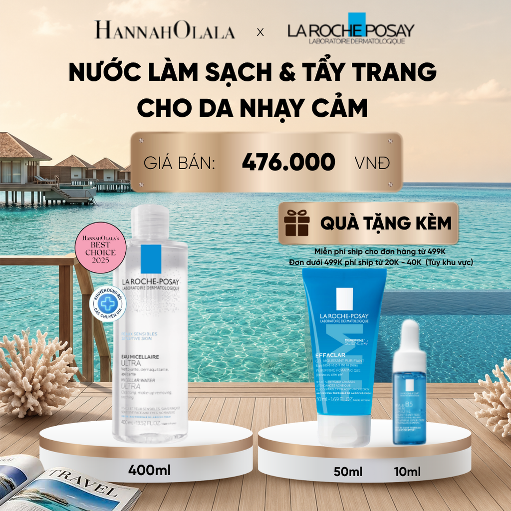  NƯỚC TẨY TRANG CHO DA NHẠY CẢM MICELLAR SENSITIVE SKIN 400ML DEAL 2:_ D258 