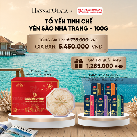  TỔ YẾN TINH CHẾ YẾN SÀO NHA TRANG - 100G - DEAL 2 