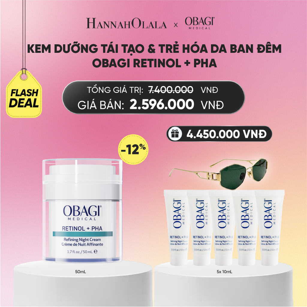 [FLASHDEAL] KEM DƯỠNG TÁI TẠO VÀ TRẺ HÓA DA BAN ĐÊM RETINOL + PHA 50ML - DEAL 2_A875 